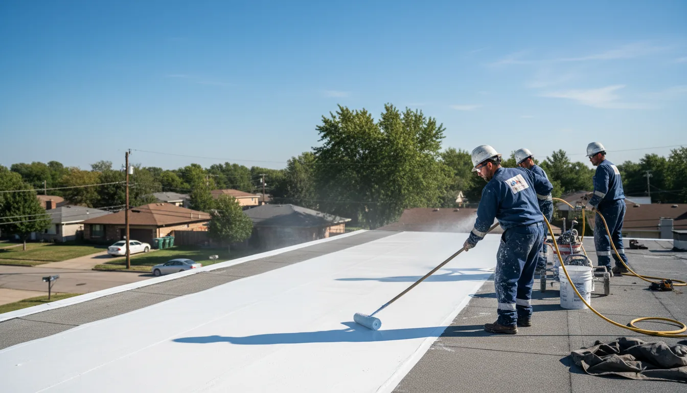 Commercial roof coating in Millican, TX near me